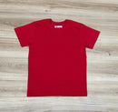 Camiseta Apertada Slim Fit Modelo Zara Vermelha