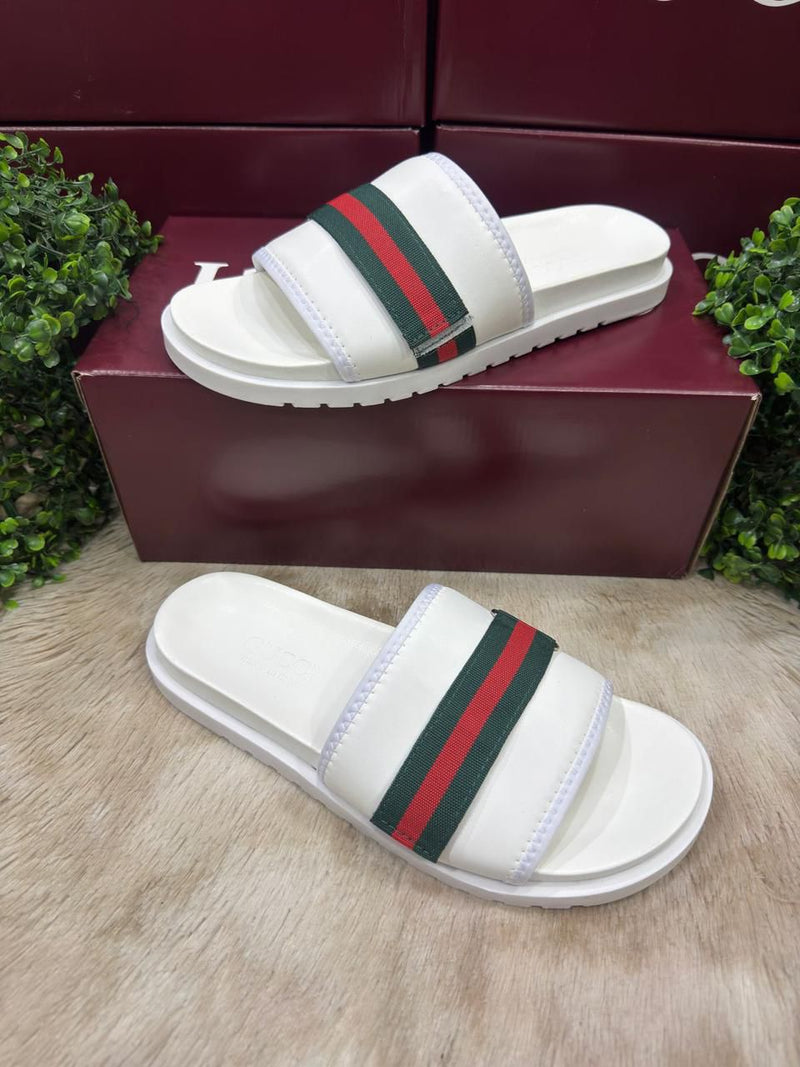 Slide Gucci Premium Branco