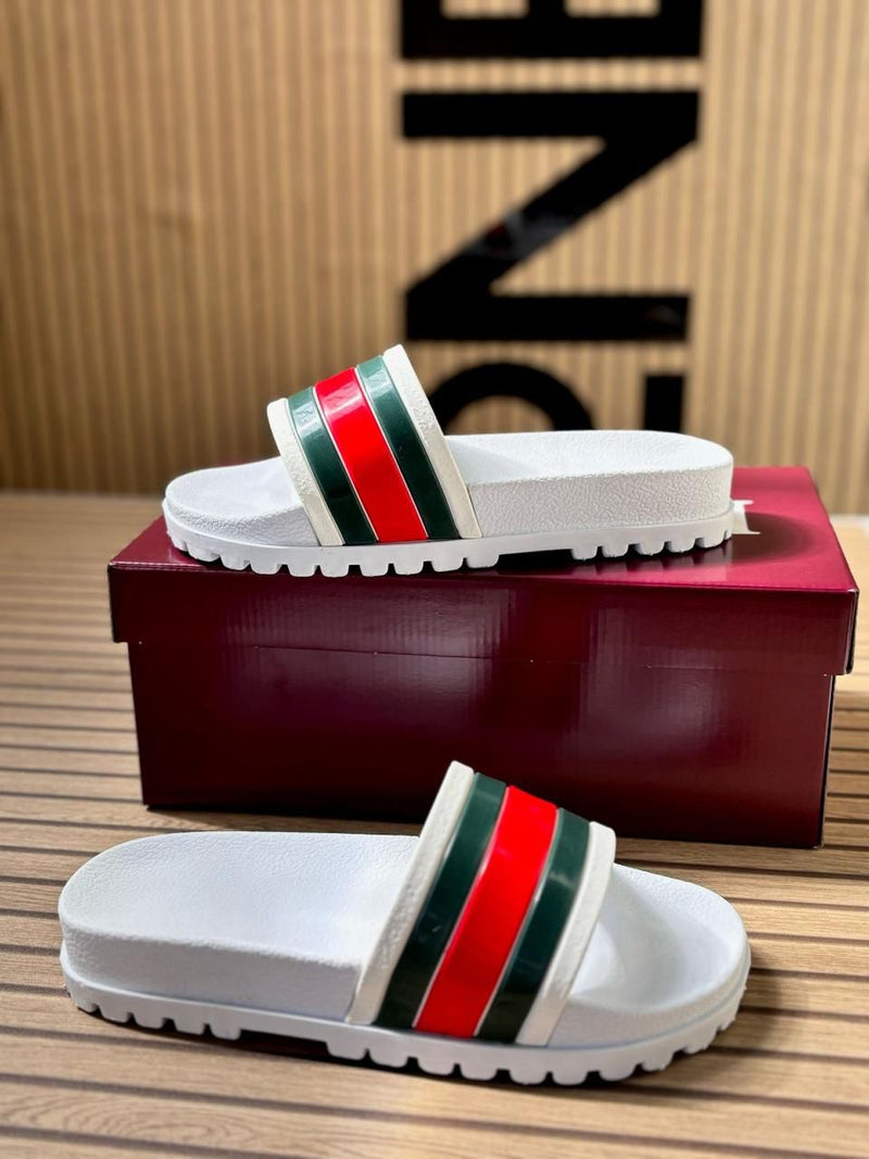 Slide Gucci Premium Branco