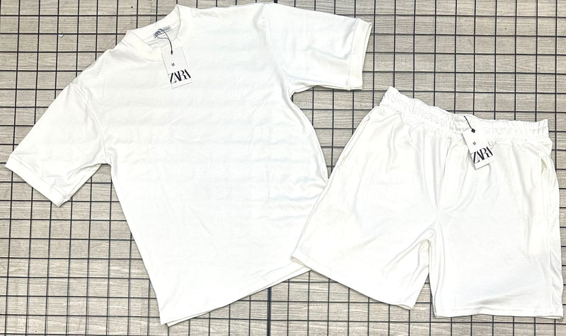 Conjunto Suedine ZARA Branco